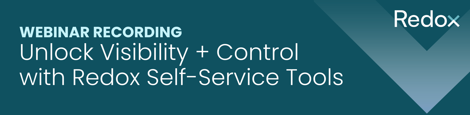 Self-service webinar recording Self-service webinar recording